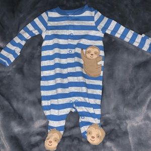 Sloth long sleeve footies